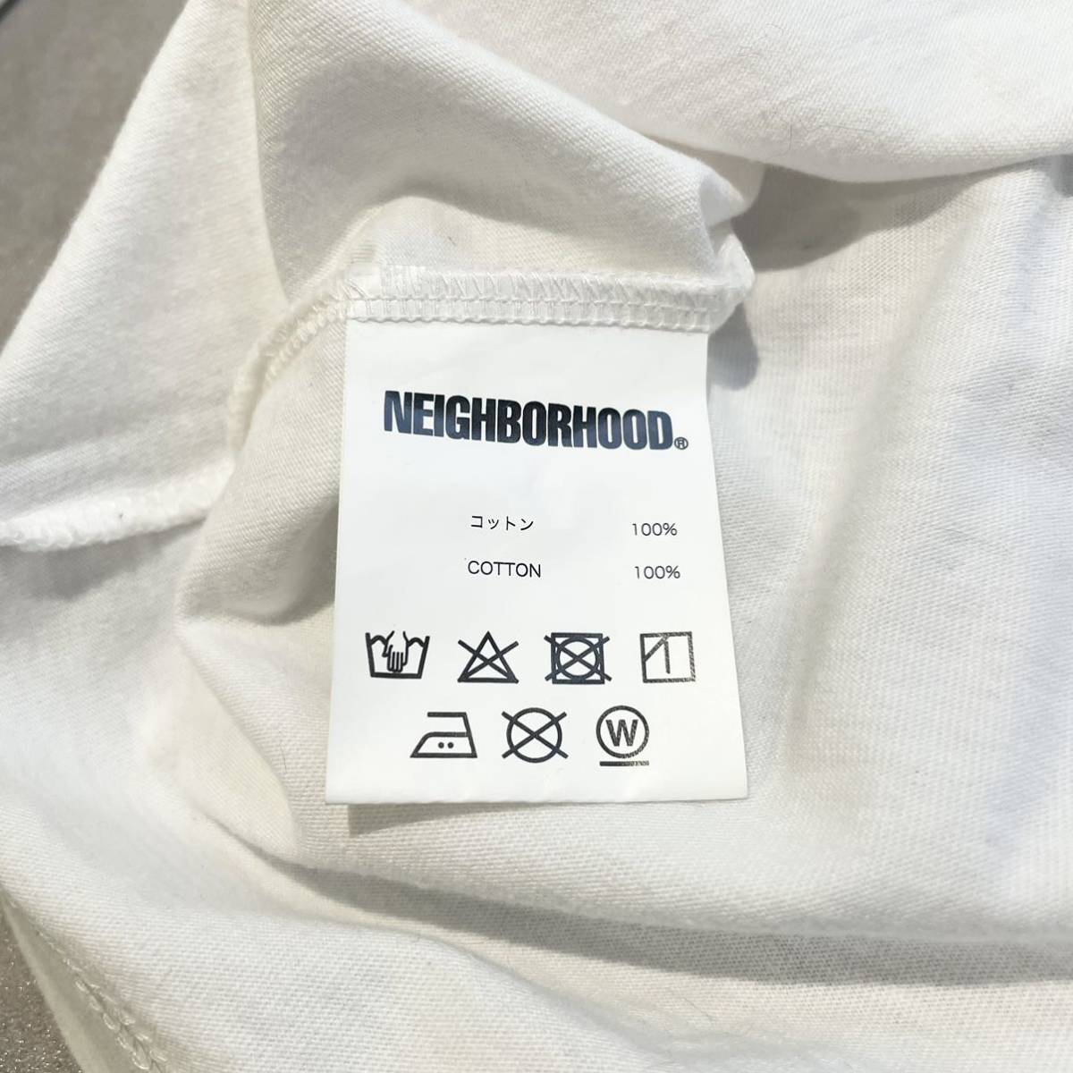 1円スタート!】NEIGHBORHOOD ネイバーフッド ロンT 白T 滝沢伸介 WTAPS