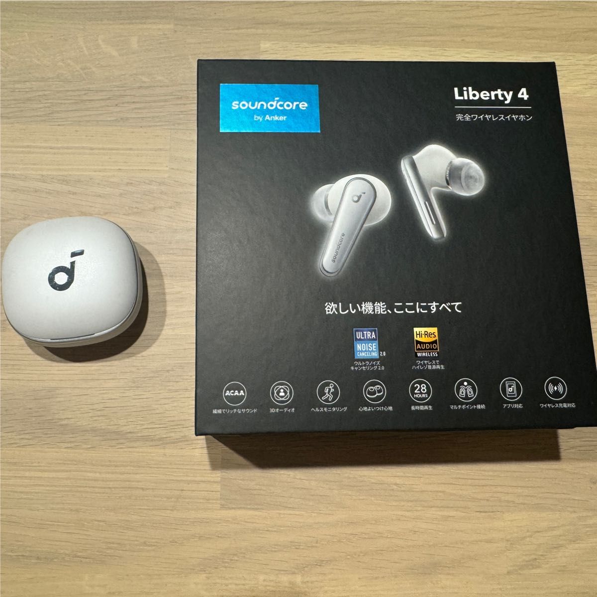 最終値下げ❗️】Anker Soundcore Liberty 4【白】-