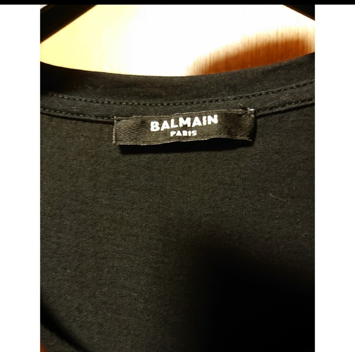 美品 バルマン BALMAIN 正規品メンズ Ｔシャツ Mサイズ ブルーベルジャパン_画像4