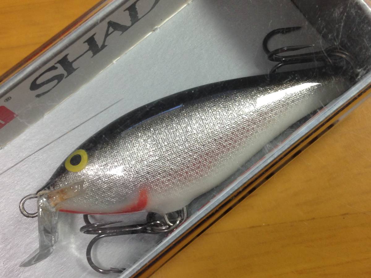 ★RAPALA★　SSR-5　S　ラパラ　シャロー シャッドラップ　5cm　シルバー　※アルミホイル破れやササクレあり　#20-1481_画像1