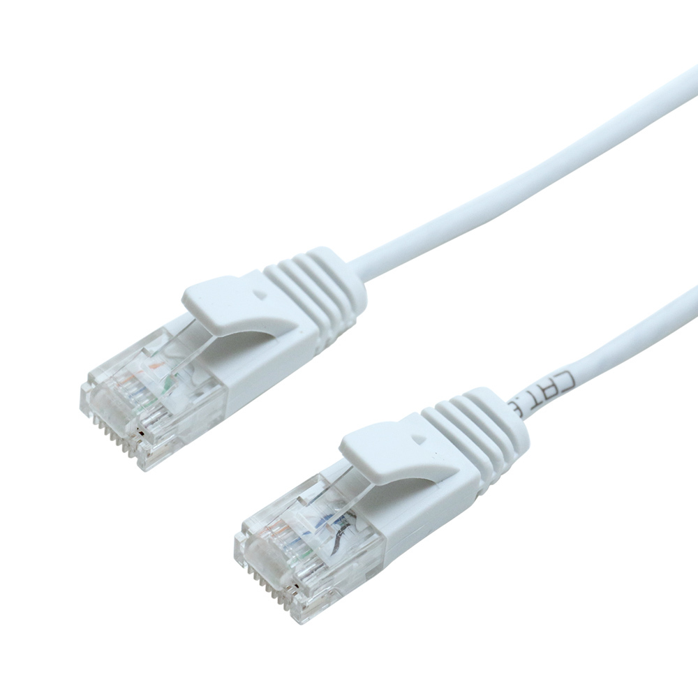 【新品】MCO ミヨシ CAT6A スリムLANケーブル 白 ホワイト 10m TWH-6A10WH カテゴリー 6A_ツメ折れ防止構造スリムコネクタ採用