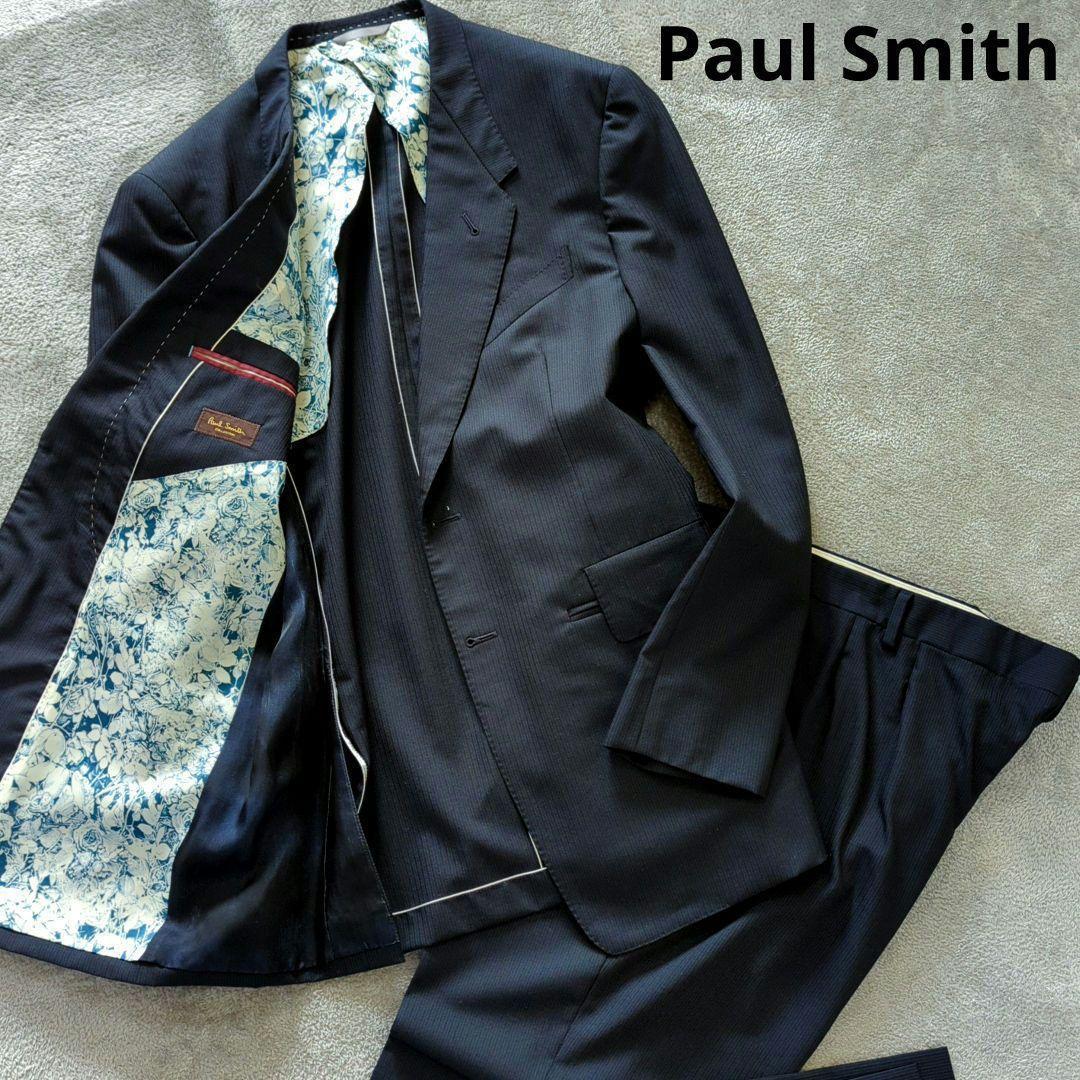 ポールスミス 美品 英国製生地 セットアップスーツ XLX(XL～XXL