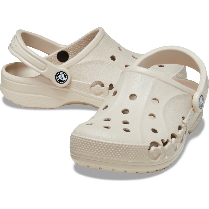 22cm クロックス （crocs） バヤ クロッグ Baya clog Cobblestone 薄茶 ブラウン系 M4W6 新品の画像1