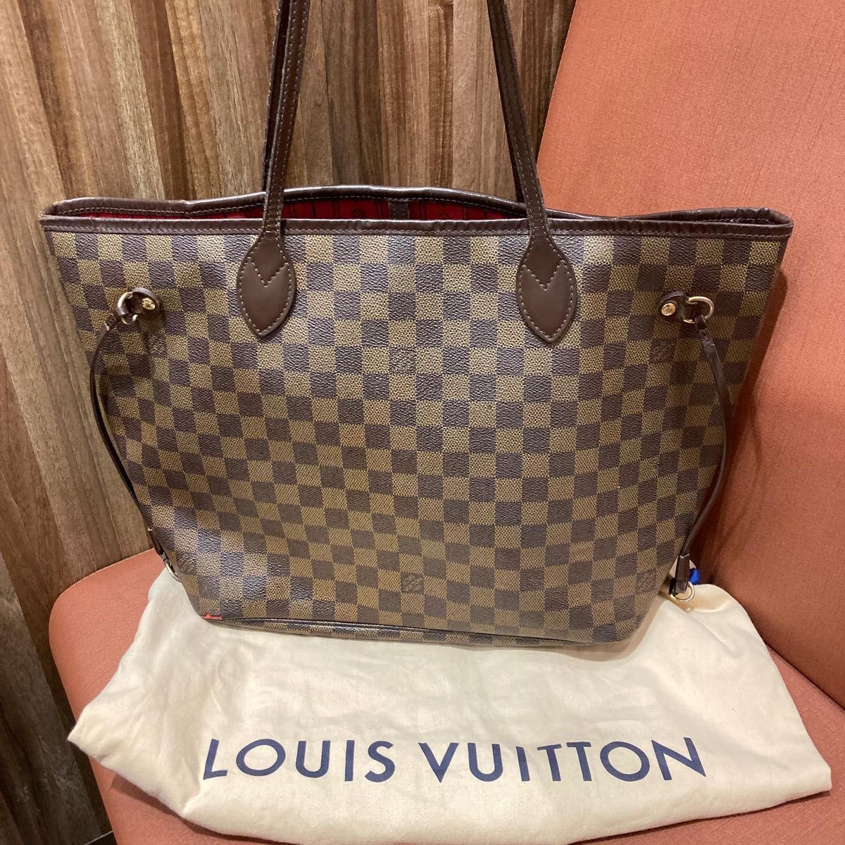 LOUIS VUITTON ルイヴィトン ダミエ エヌベ ネヴァーフルGM トート