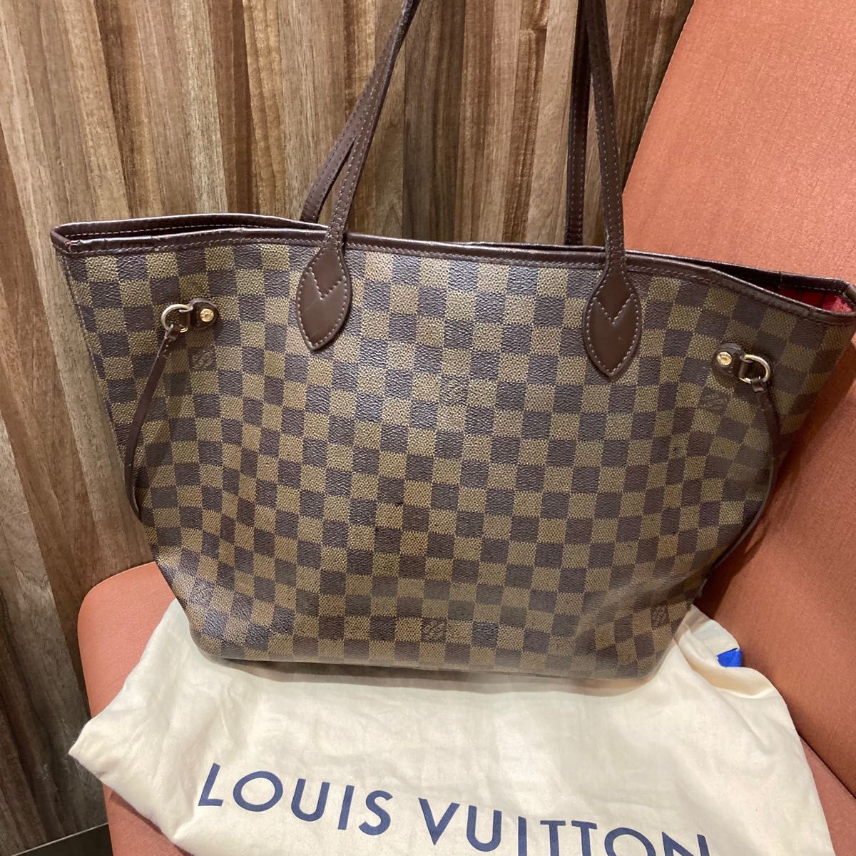 LOUIS VUITTON ルイヴィトン ダミエ エヌベ ネヴァーフルGM トート