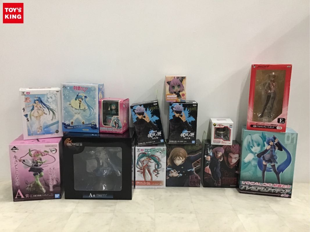 1円〜 同梱不可 ジャンク 一番くじフィギュア等 鬼滅の刃、ファイナルファンタジー、初音ミク 他_画像1