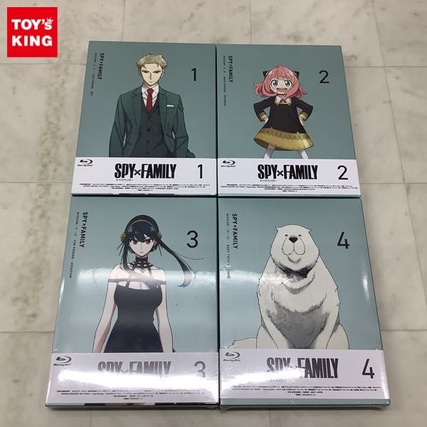 魅力的な 1円〜 未開封 Blu-ray SPY×FAMILY 1〜4 初回生産限定 日本