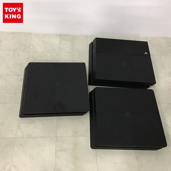 1円〜 動作確認/初期化済/箱無 PlayStation 4 本体 ジェット・ブラック