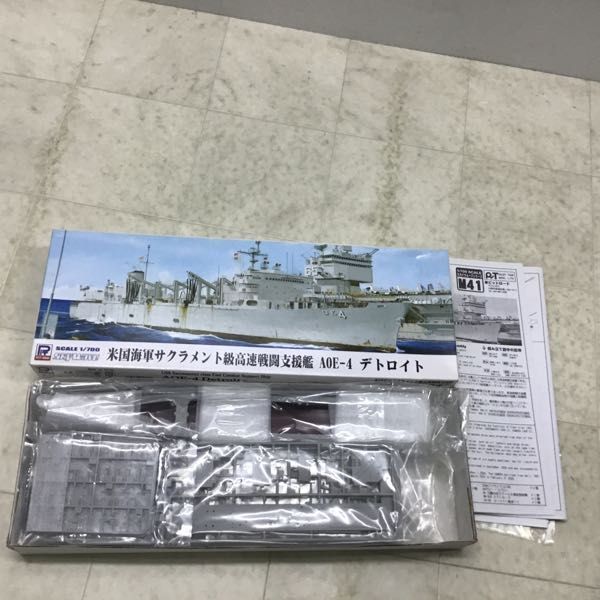 1円〜 ピットロード 1/700 米国海軍 サクラメント級 高速戦闘支援艦 A0E-1 サクラメント、A0E-4 デトロイト、戦艦 BB-57サウス・ダコタ_画像3