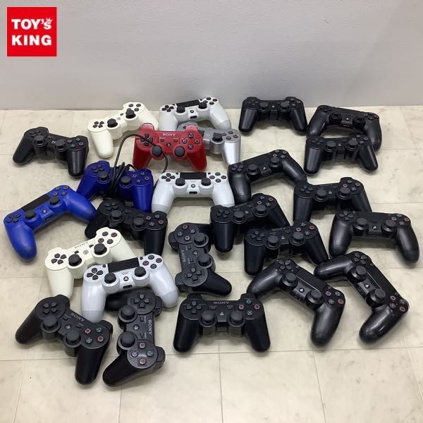 1円〜 訳あり ワイヤレスコントローラー PS3 CECHZC1J ジェット・ブラック PS4 DUALSHOCK4 CUH-ZCT2J グレイシャー・ホワイト他_画像1