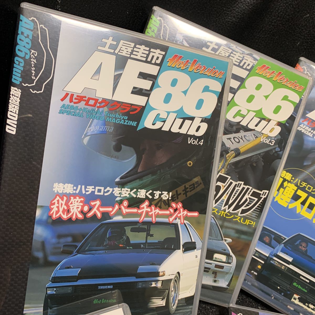 AE86 Club 復刻版DVD 1,2,3,4,5,6,7,9巻セット ハチロククラブ 土屋圭市 車 自動車 ドリフト TDR_画像3