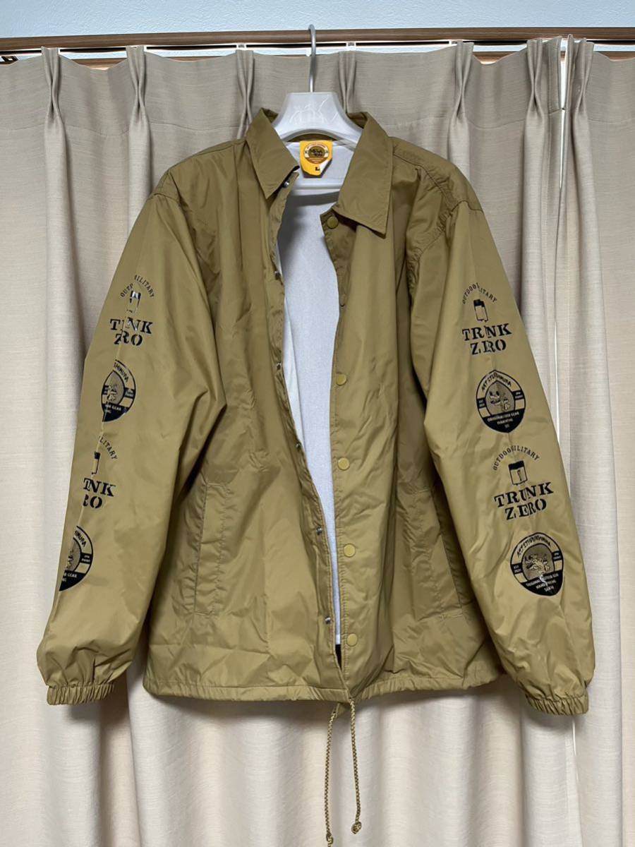 新品 未使用 TRUNK ZERO トランクゼロ コーチジャケット 新品 未使用 TRUNK ZERO トランクゼロ コーチジャケット