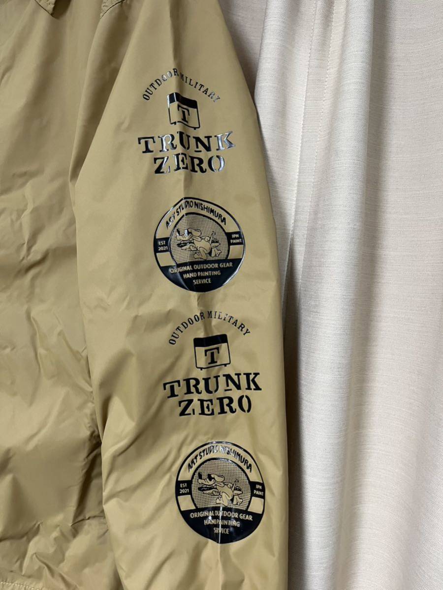 新品 未使用 TRUNK ZERO トランクゼロ コーチジャケット 新品 未使用 TRUNK ZERO トランクゼロ コーチジャケット