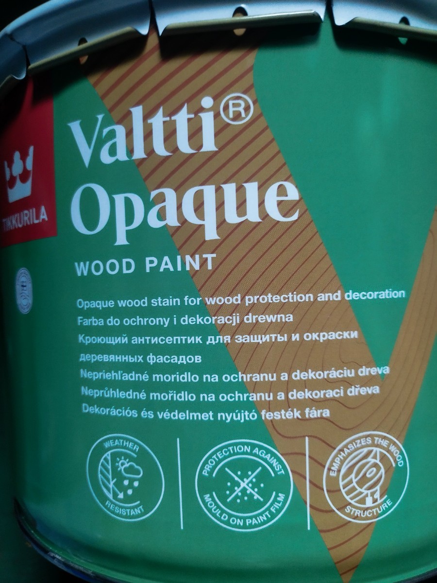 「TIKKURILA」TVT-2688 木材保護塗料　9リットル　未開封
