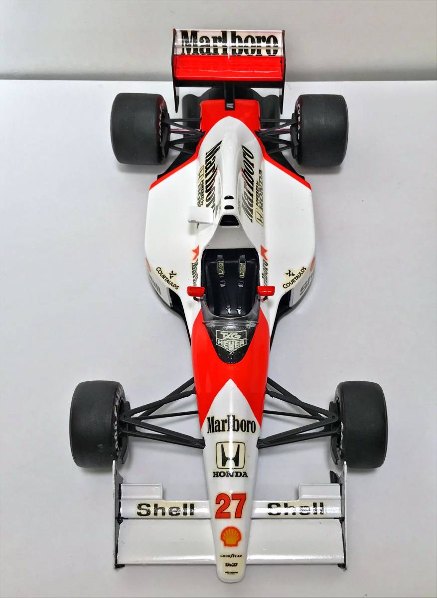 ー品販売 タミヤ 1/20 の塗装済み完成品 MP4/5 マクラーレンホンダ