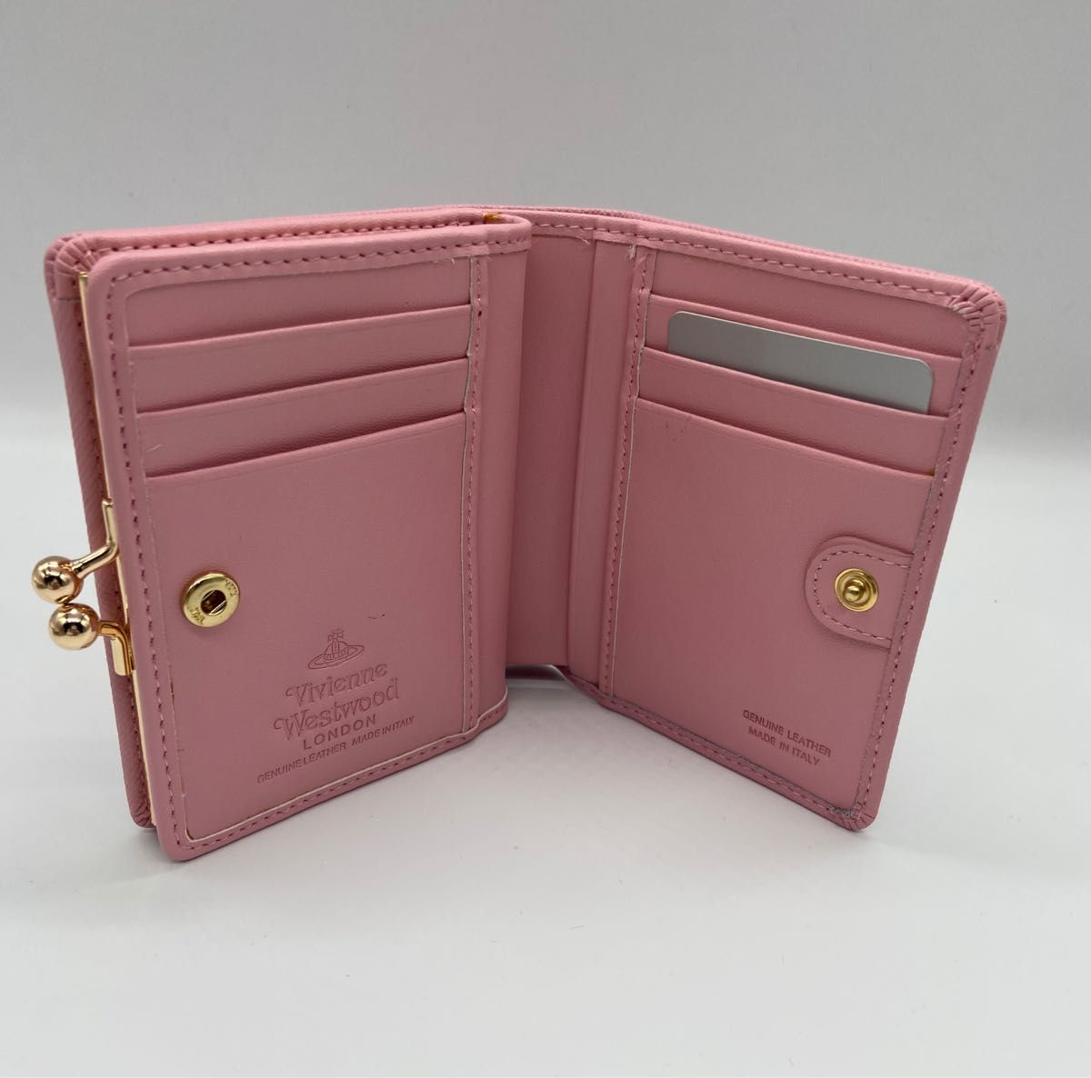 新品 Vivienne Westwood オーブ 二つ折り財布 がま口 ヴィヴィアン