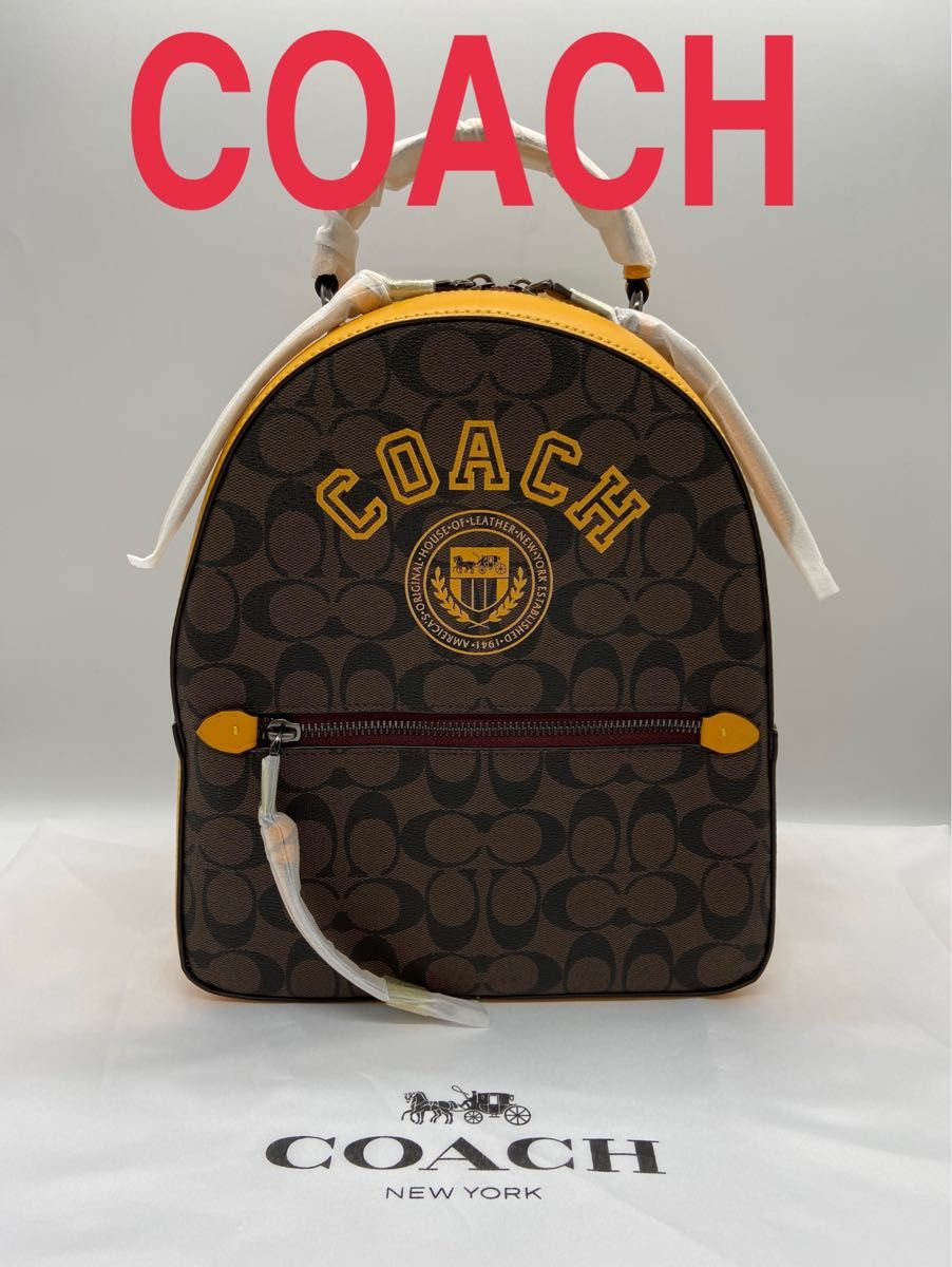 新品 コーチ COACH リュック バックパック レディー シグネチャー