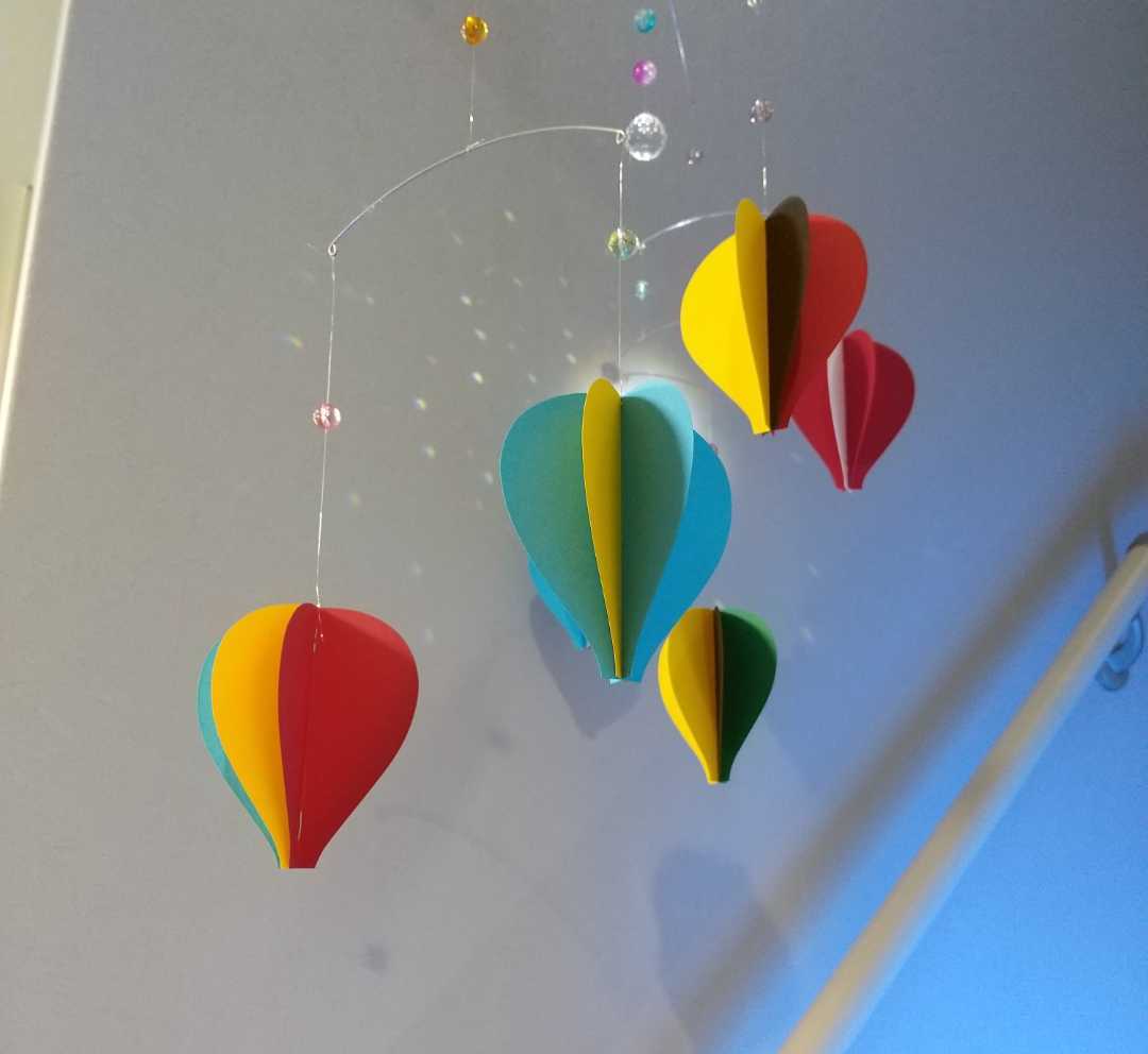 気球 サンキャッチャー モビール mobile balloon トルコ 天井から吊るすインテリア