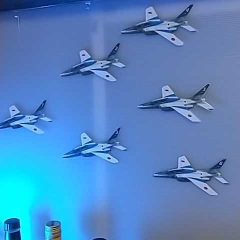ブルーインパルス ６機 航空自衛隊 戦闘機 飛行機 モビール フレンステッド ではないです！ 自衛隊 T-4 JASDF_画像2