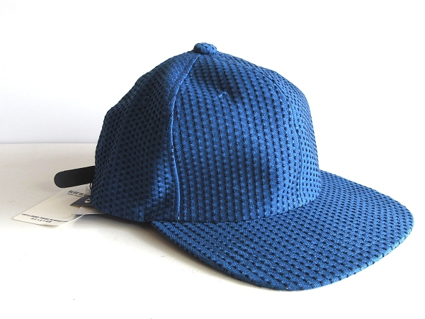 新品タグ付 BLUE BLUE JAPAN ブルーブルー インディゴ 細糸 刺子 サシコ ベースボールキャップ 帽子 FREE 藍色 日本製 INDIGO SASHIKO_画像2