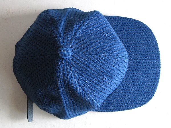 新品タグ付 BLUE BLUE JAPAN ブルーブルー インディゴ 細糸 刺子 サシコ ベースボールキャップ 帽子 FREE 藍色 日本製 INDIGO SASHIKO_画像5