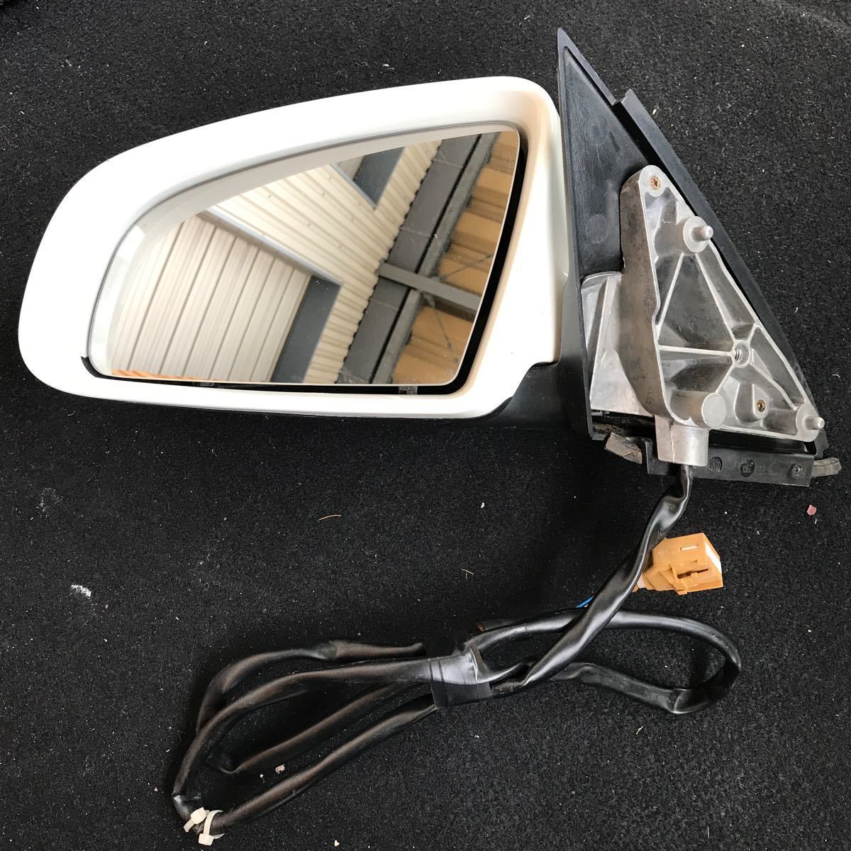  Audi 8EALT A4 left door mirror operation verification ending prompt decision white 