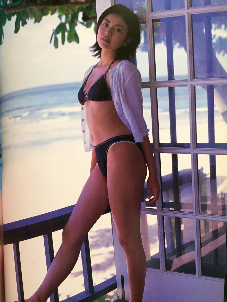  secondhand book obi none photoalbum first time Katase Nana Nana Katase photographing : tree .. bikini model woman super . gold cow jima kun swimsuit click post shipping etc. 