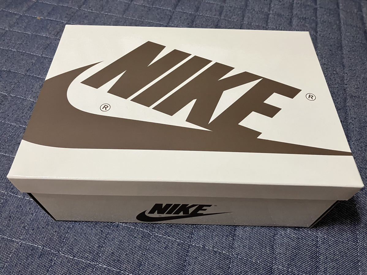 新品Travis Scott × Nike Air Jordan 1 Low Golf NRG Neutral Olive NIKE AIR JORDAN エアジョーダン1 SNKRSにて当選 _画像3