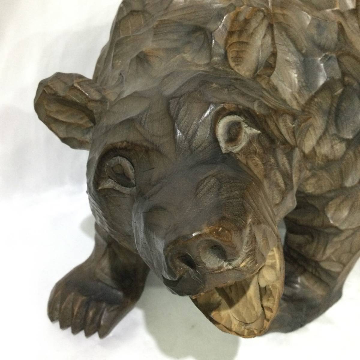 小島良太 木彫り熊 荒良作 北海道 - 美術品・アンティーク・コレクション