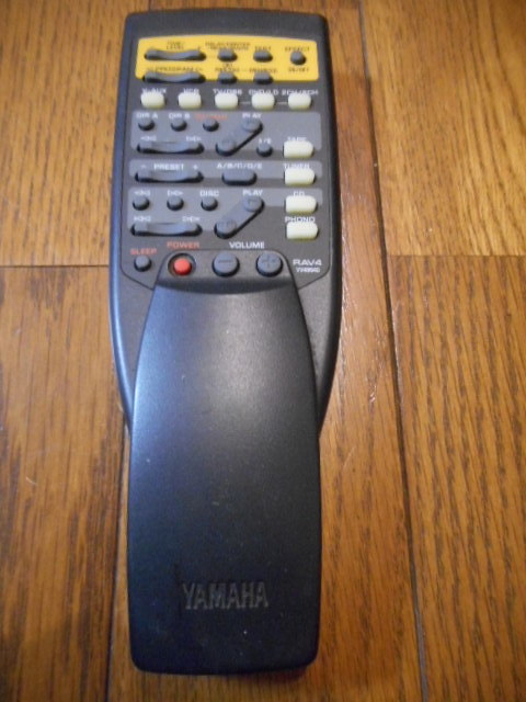YAMAHA　AVアンプ DSP-A592用リモコン　RAV4 VV48640　ヤマハ_画像1