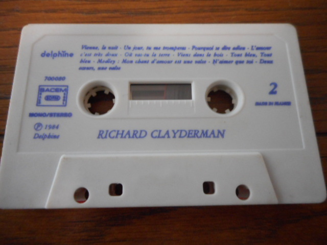 カセットテープ　リチャード・クレイダーマン　RICHARD CLAYDERMAN_画像3