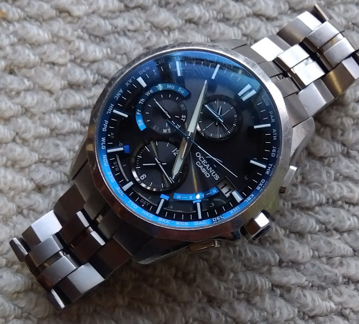 CASIO OCEANUS Manta OCW-S3000-1AJFチタン製｜Yahoo!フリマ（旧PayPay