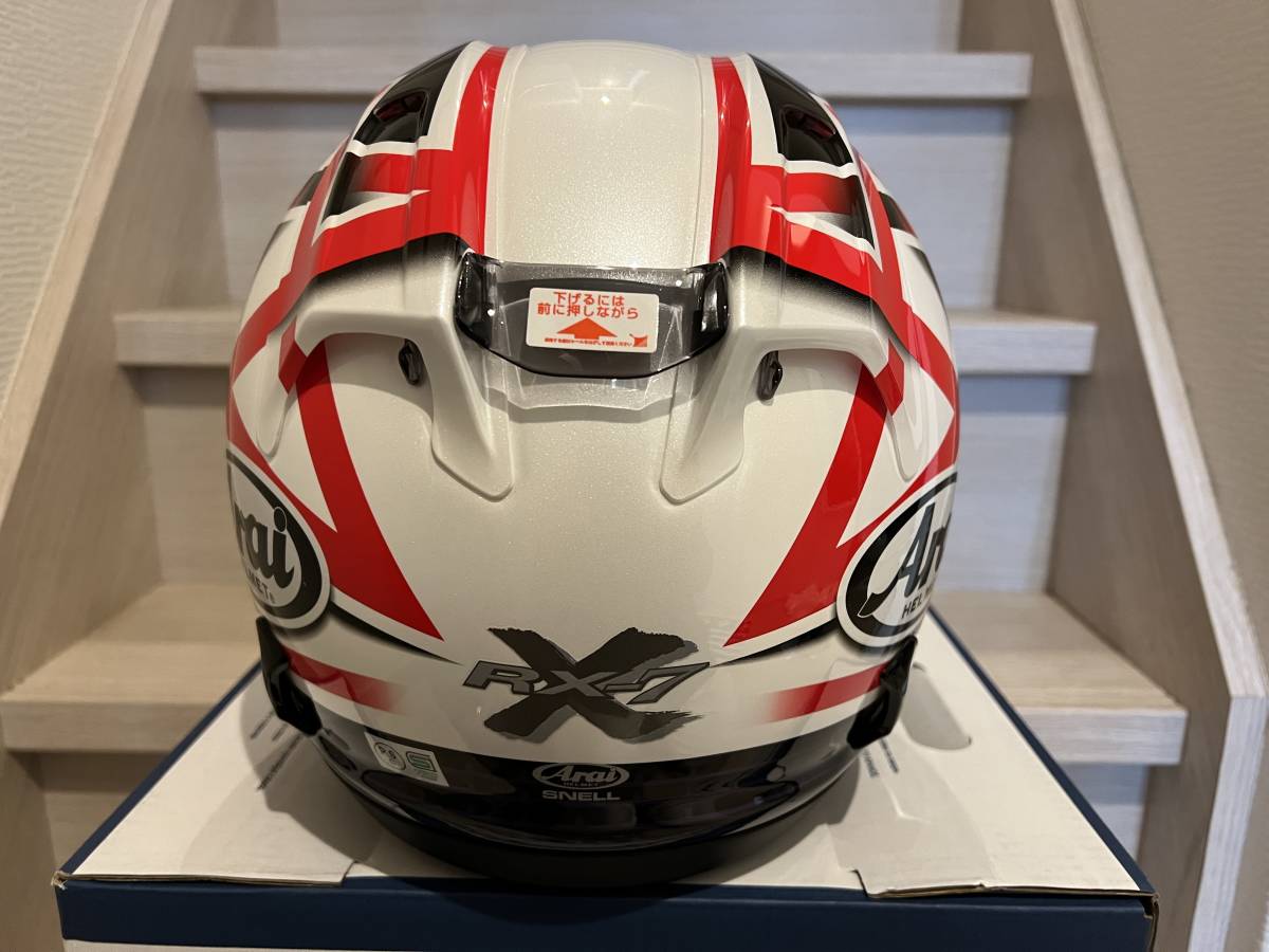 Arai アライ RX-7X NAKANO 中野 ナカノ X ヘルメット 59-60cm L 56デザイン 56design_画像4