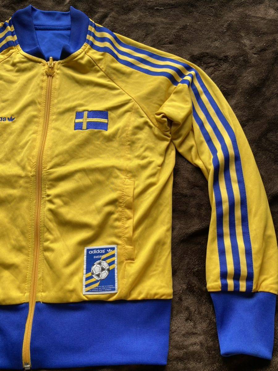 ★adidas OG★LSジャージ★イエロー/ブルー★ リバーシブル アディダス オリジナルス トラックジャケット