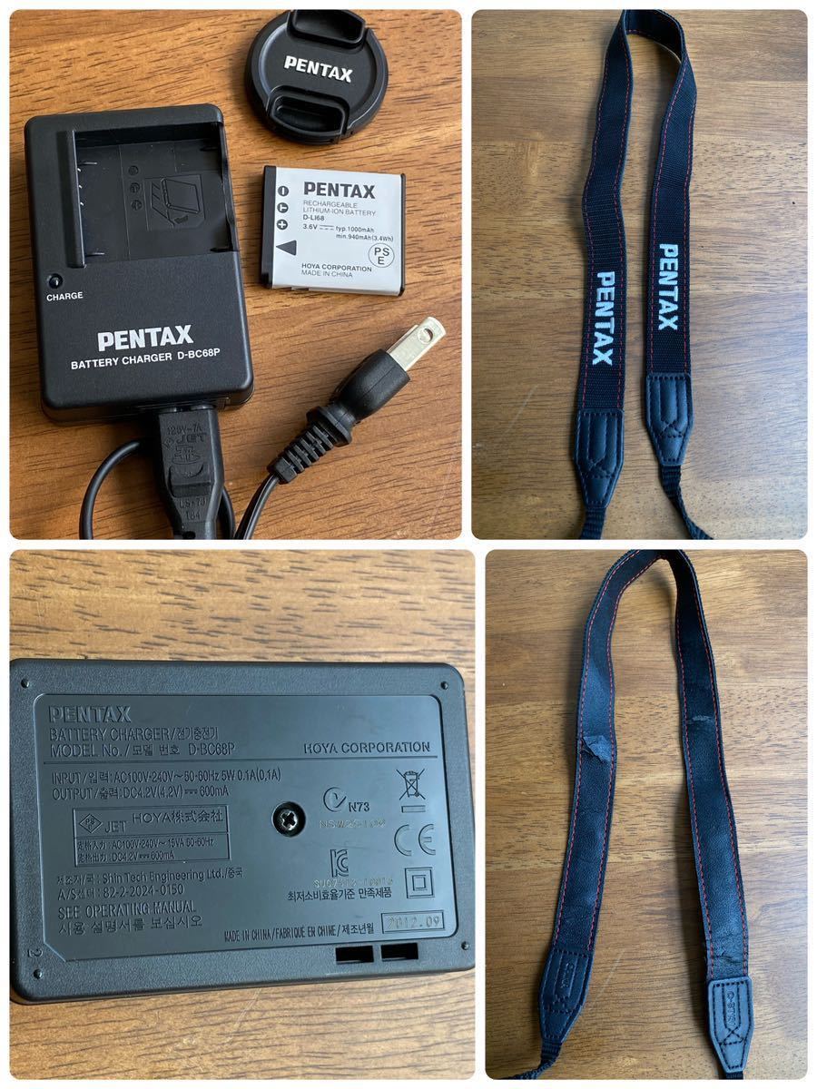 美品 通電確認済み PENTAX ペンタックス ミラーレス 一眼レフカメラ Q10 ストラップ 充電器 バッテリー レンズキャップ セット_画像10