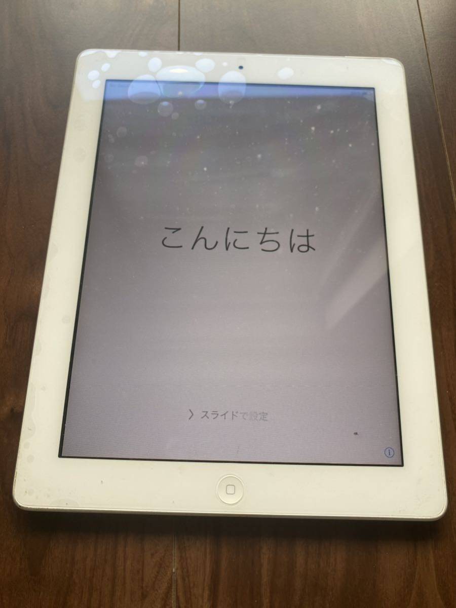 Apple SoftBank iPad2（第2世代） Wi-Fi+3G 64GB ホワイト MC984J/A 初期化済み _画像1
