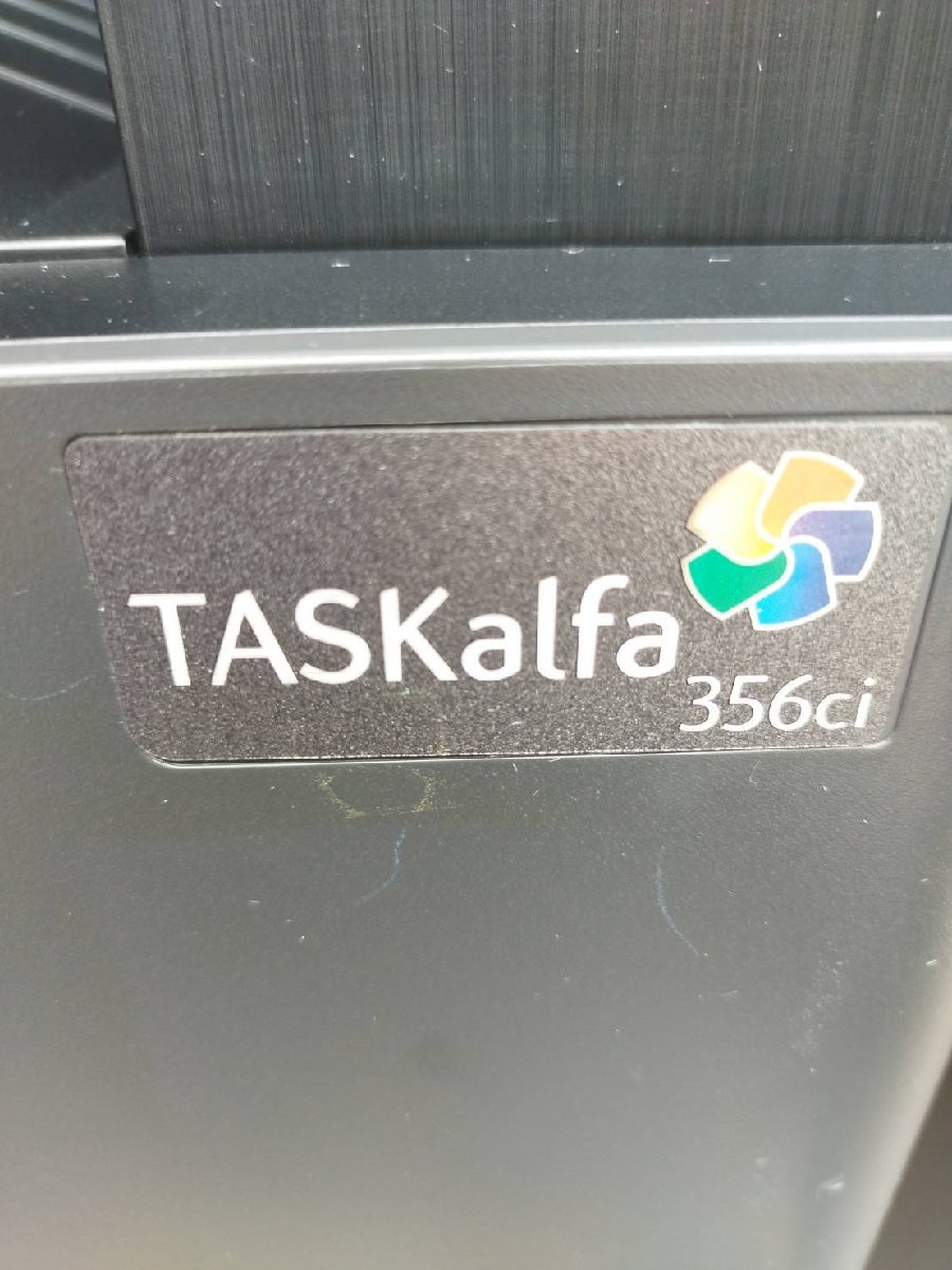 ■印字43895枚！京セラミタ A4カラー複合機 TASKalfa 356ci S/C/F/P/1段　 両面 USB LAN【C0918Z4BH】_画像2