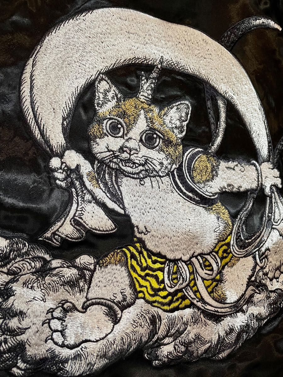 ヒグチユウコ スカジャン 猫風神雷神図 Mサイズ ボリス 小春|PayPay