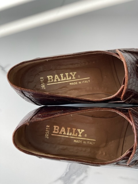 バリー　BALLY クロコダイル革靴_画像5