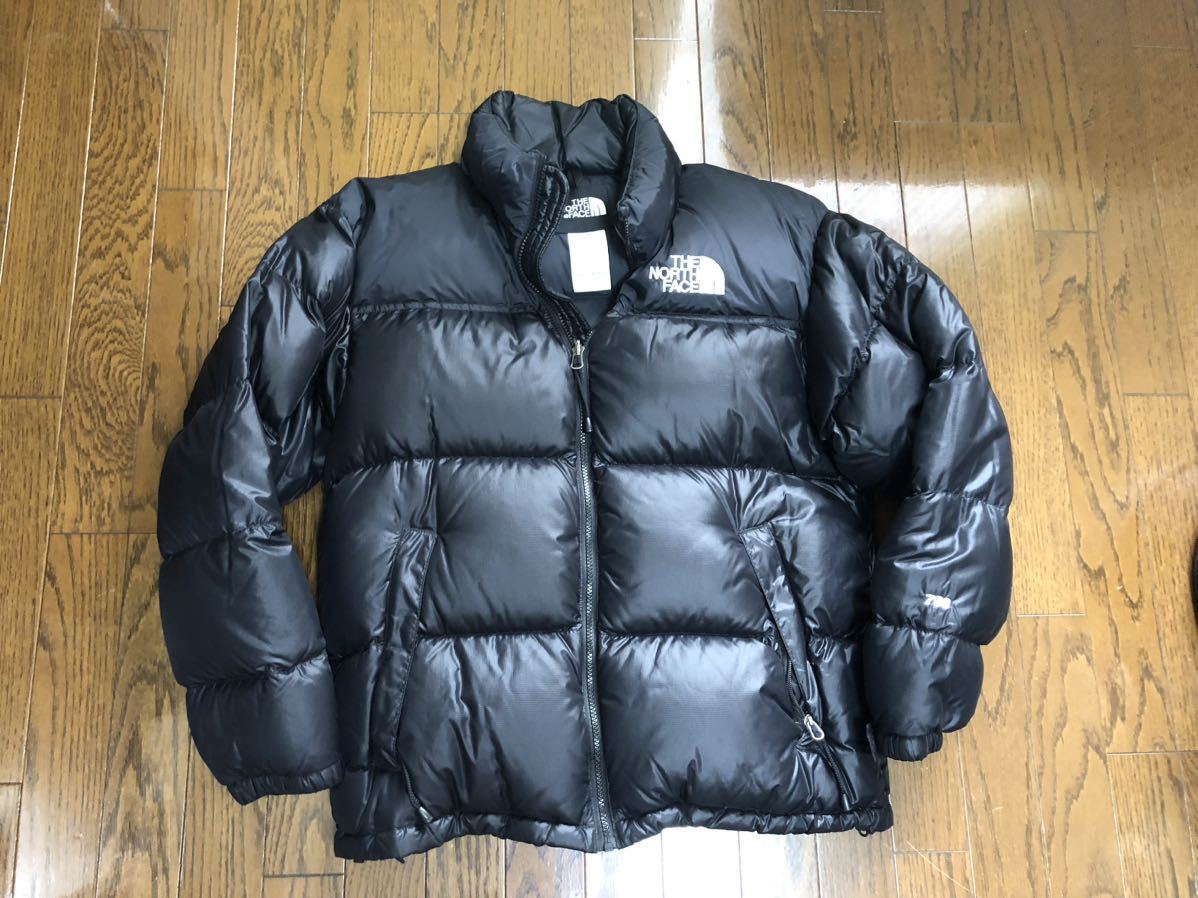 おしゃれ】 ザNuptse ノースフェイス 黒 ダウンジャケット 700フィル