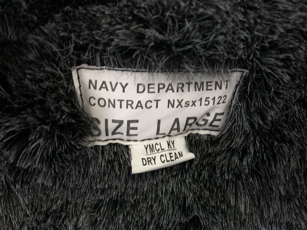 N-1 デッキジャケット　NAVY DEPARTMENT NXsx15122 ブラック サイズL_画像5