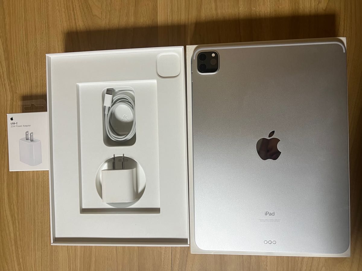 【美品】iPad Pro 11インチ 第3世代 Wi-Fi 256GB シルバー A2377 MHQV3J/A M1チップ搭載