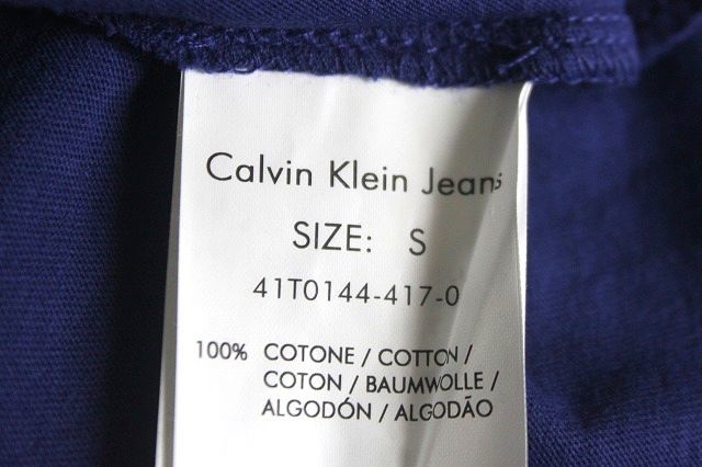 Calvin Klein Jeans カルバンクライン メンズ ロゴプリント Tシャツ サイズS★送料310円_この写真が一番近い色合いだと思います。
