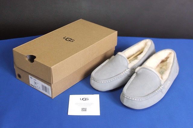 UGG アグ ANSLEY アンスレー ムートン スリッポン グレー 24cm 1106878_画像1