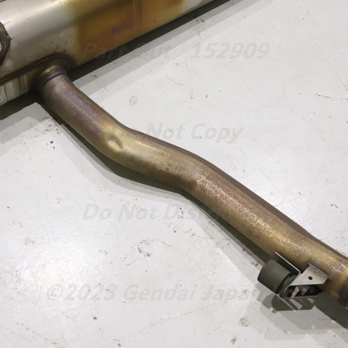 [B-25] 740i G11 7A30 muffler задний глушитель 18308635591 G12 BMW M спорт б/у 