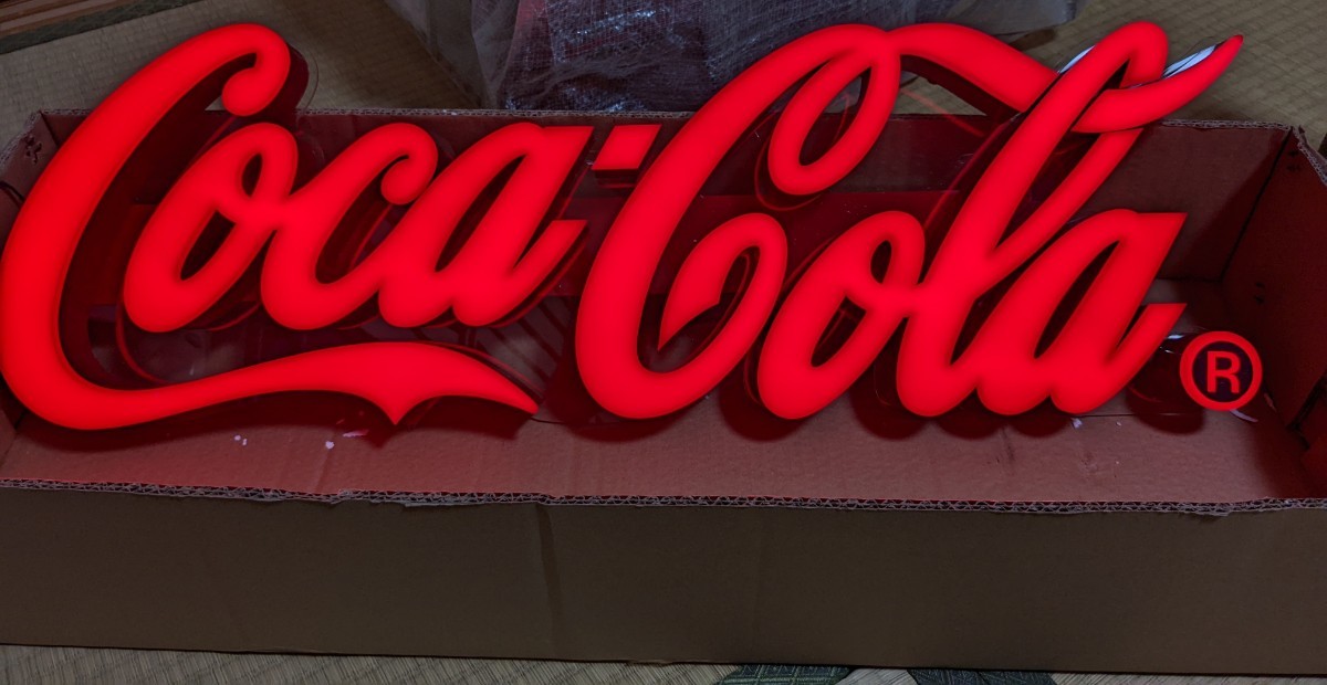 コカ・コーラ LED Coca-Cola 電飾看板 ネオン管 PJ-LED02 レタリングサイン 店舗 看板