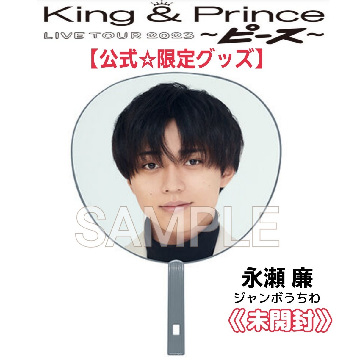 未開封【ライブ限定品】King & Prince LIVE TOUR2023 ~ピース~』永瀬廉