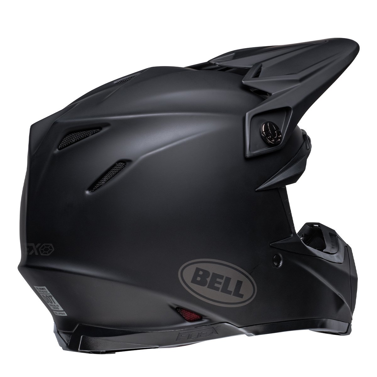 公道走行不可 レース専用 BELL MOTO-9S FLEX マットブラック Sサイズ 7136091_画像3