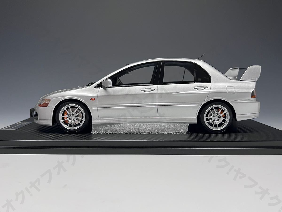 【込】B品 ワンモデル 1/18 三菱 ランサーエボリューション Ⅸ シルバー ランエボ エボ9 Onemodel 19A04-07 Lancer Evolution EVO