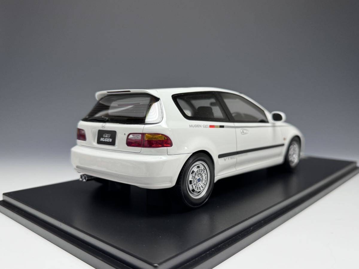 【込】ワンモデル 1/18 ホンダ シビック EG6 無限 チャンピオンシップ ホワイト Honda Civic MUGEN Onemodel 17C02-01_画像3